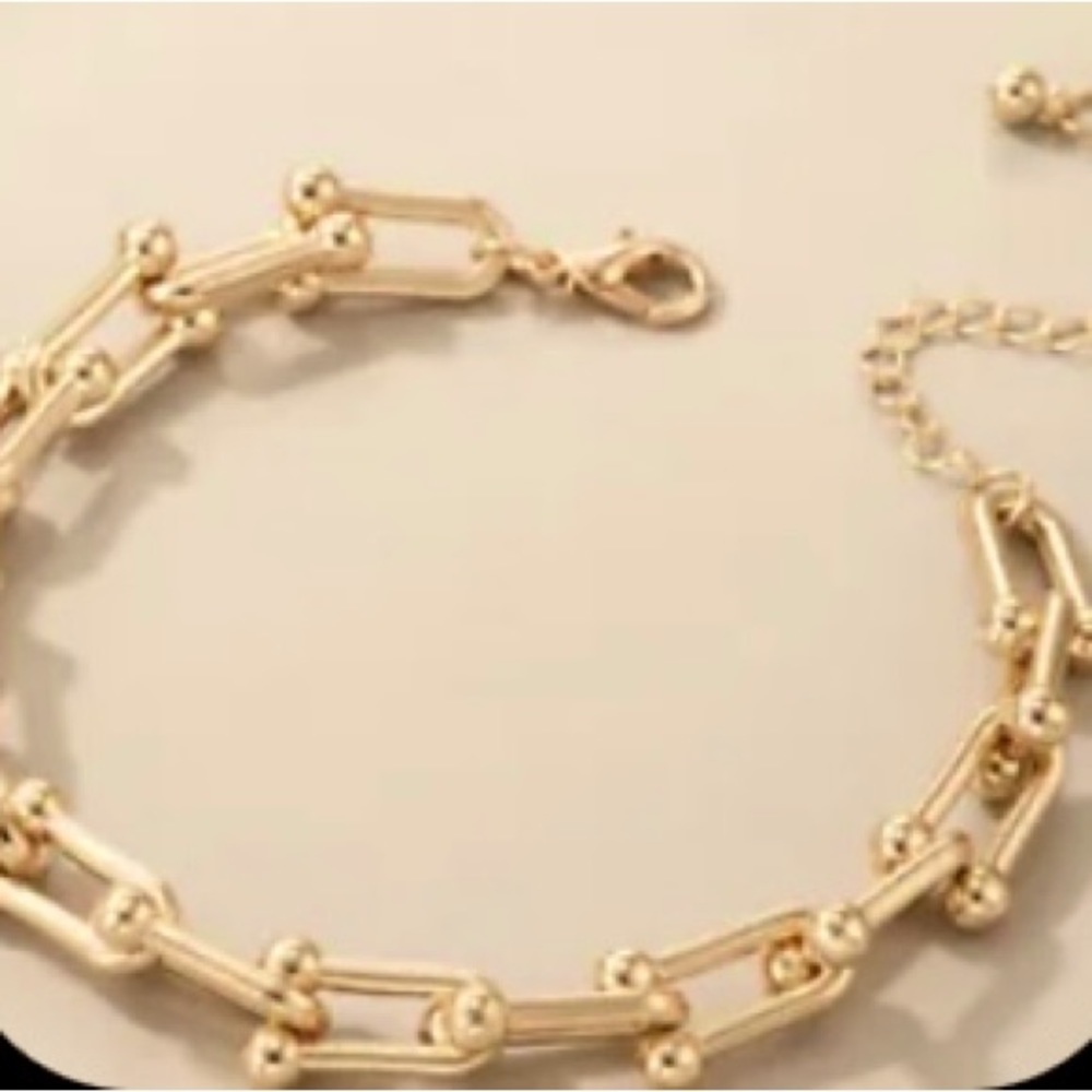 ❌SOLD❌Gold chain Bracelet 14k Pltd